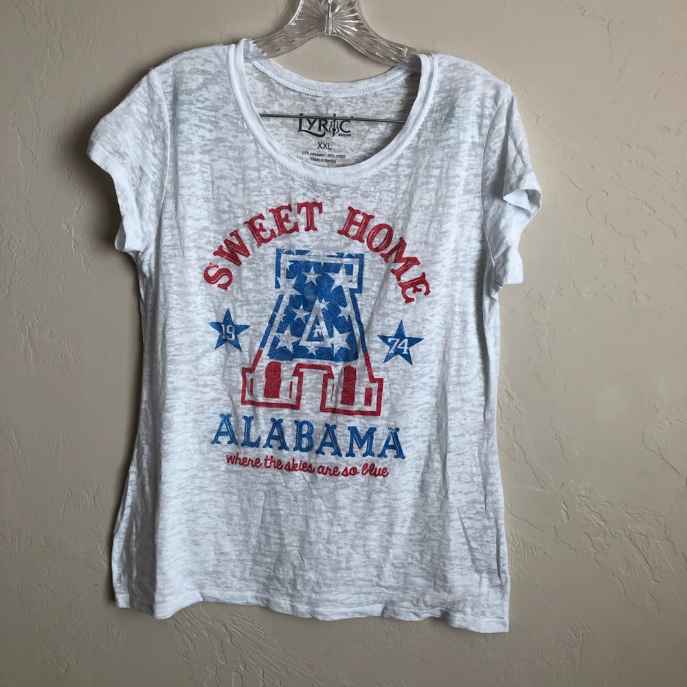 Lyric Nation “Sweet Home Alabama” Burnout Tee